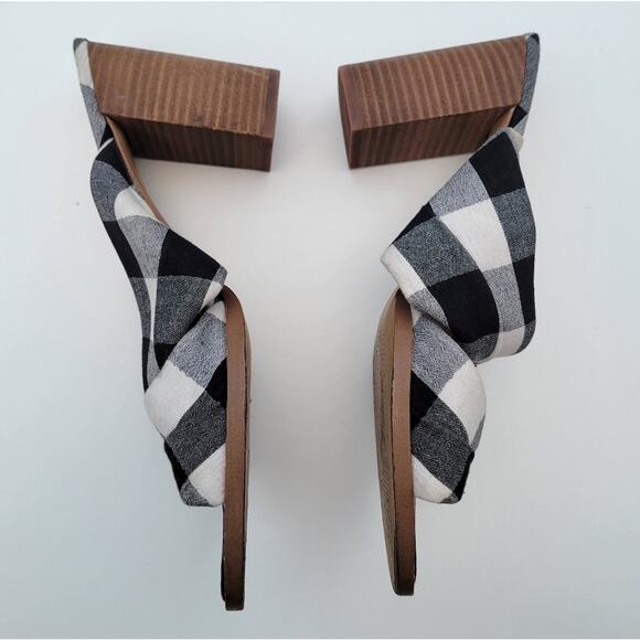 Madewell The Alexandria Mule in Gingham Check - Picture 4 of 7